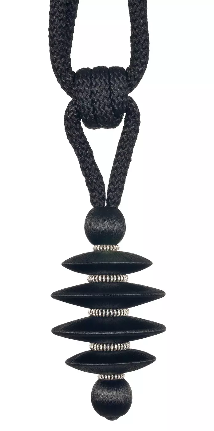 View 35306 Onyx 1 Tassle Tiebk - 35306.9990 35306 Onyx 1 Tassle Tiebk - 35306.9990