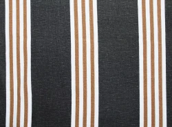 Canvas Stripe - CHARCOAL