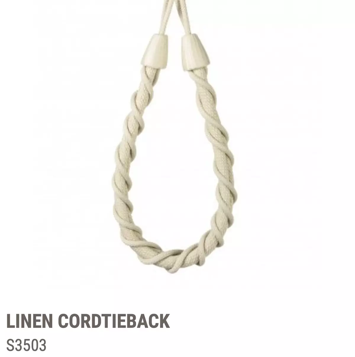 View Cord Tieback S1503-s3503 - S3503 Linen Cord Tieback S1503-s3503 - S3503 Linen