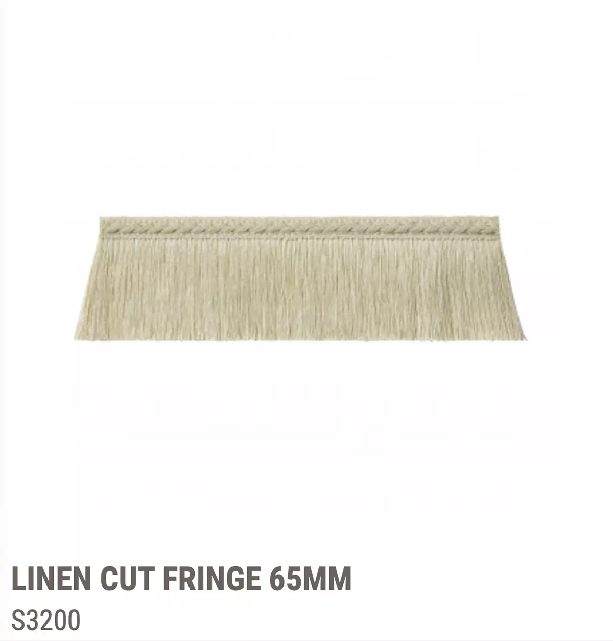 View Cut Fringe S1200-s3200 - S3200 Linen Cut Fringe S1200-s3200 - S3200 Linen