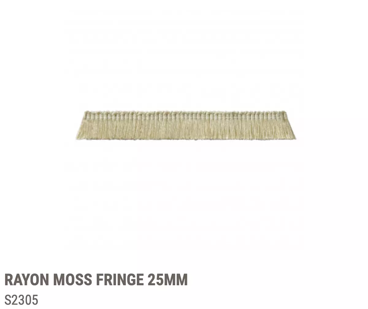 View Moss Fringe S1305-s3305 - S2305 Rayon Moss Fringe S1305-s3305 - S2305 Rayon