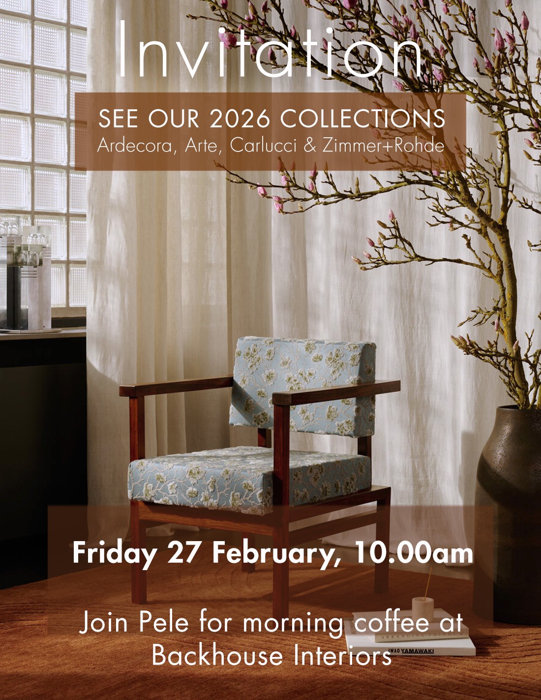 See Pele at Backhouse Interiors, Wellington