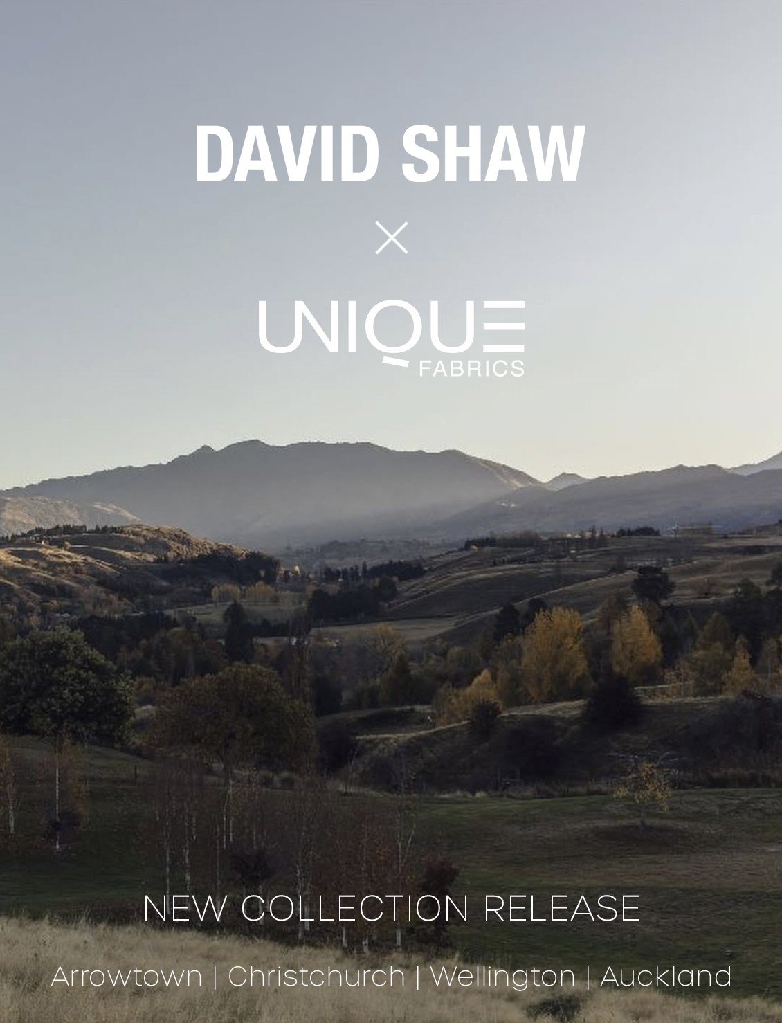 David Shaw x Unique Fabrics events